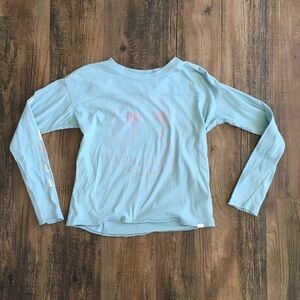 O'Neill Light Blue Shirt with lavender Design